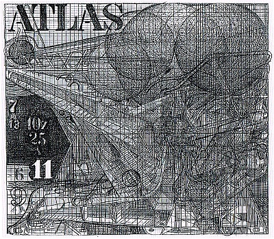 1970 - Atlas - Zustand 16 - Kupferstich - 45,5x50,5cm